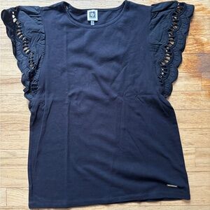Anne Klein Lace Sleeve Women's Top—worn 1x
